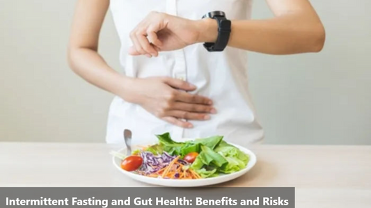 Person checking time while preparing a healthy meal for gut health