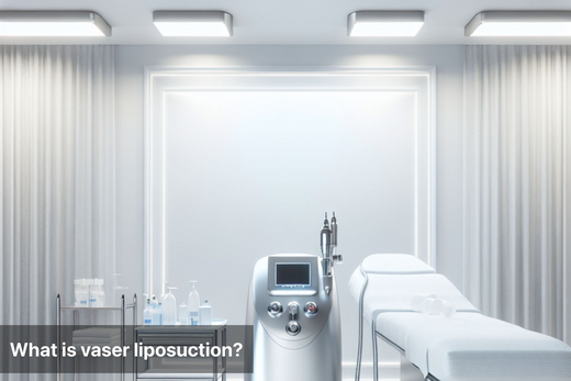 Modern clinic setup for vaser liposuction procedure