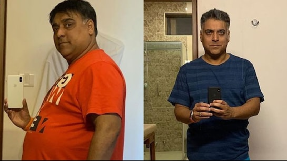Ram Kapoor’s incredible weight loss journey: A transformation fueled by intermittent fasting, rigorous workouts, and a lifestyle overhaul.