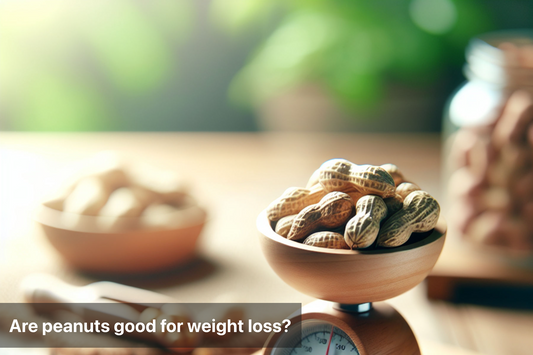 Healthy peanuts in a bowl showing their potential for weight loss benefits.