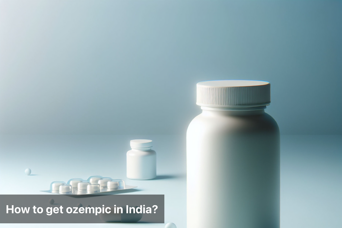 Ozempic medicine and a model of an Indian palace