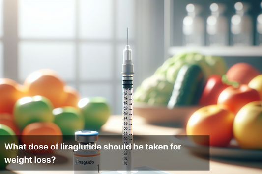 Liraglutide injection and healthy foods for weight loss