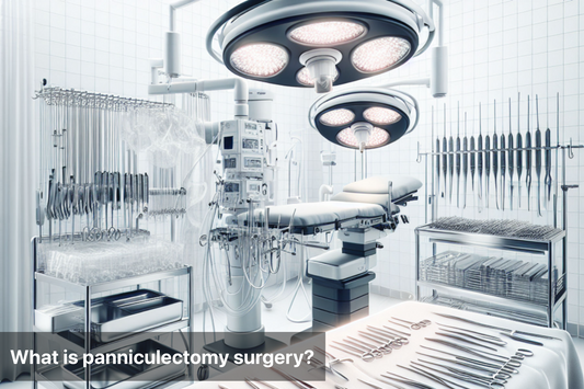 Operating room setup for panniculectomy surgery